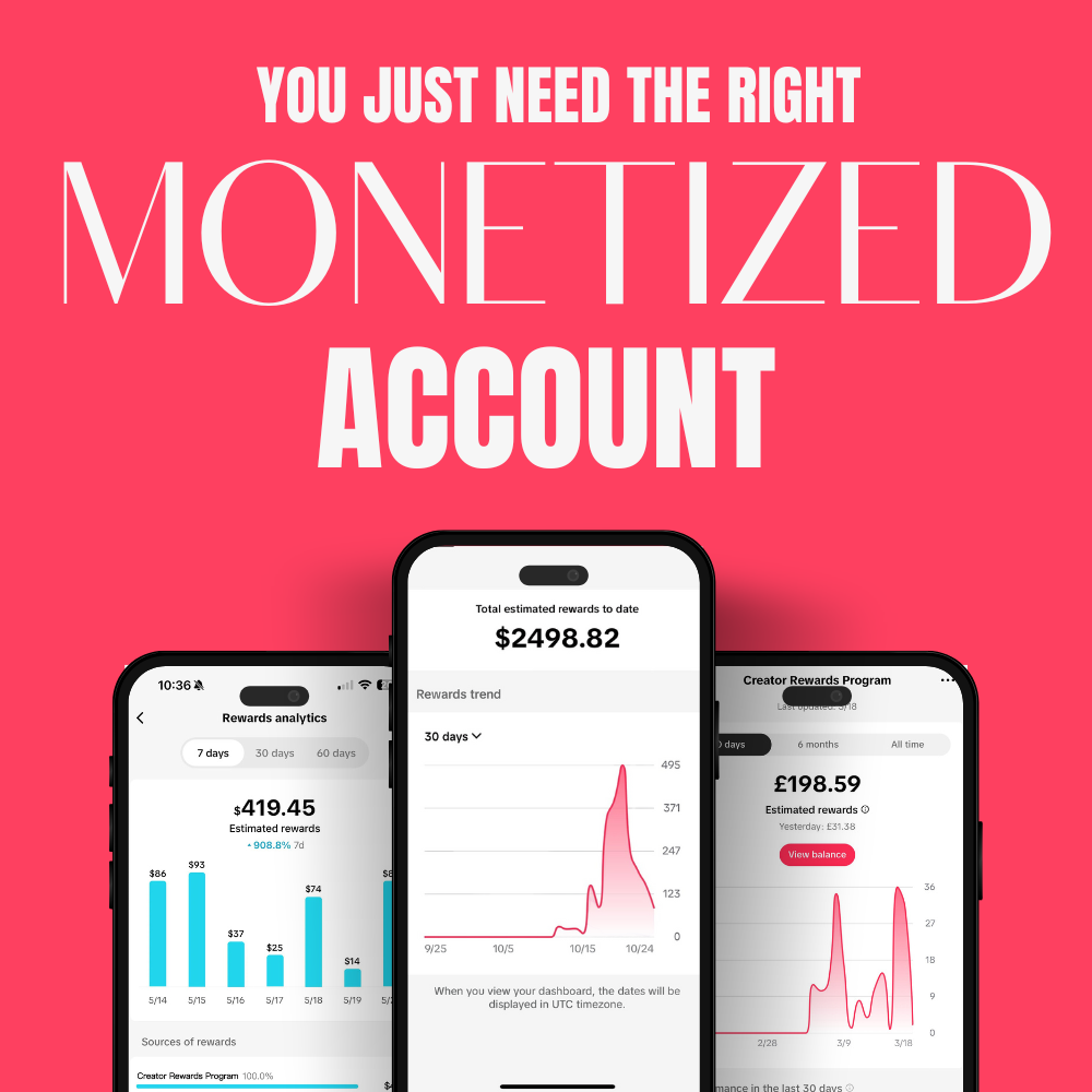 Monetized TikTok Account