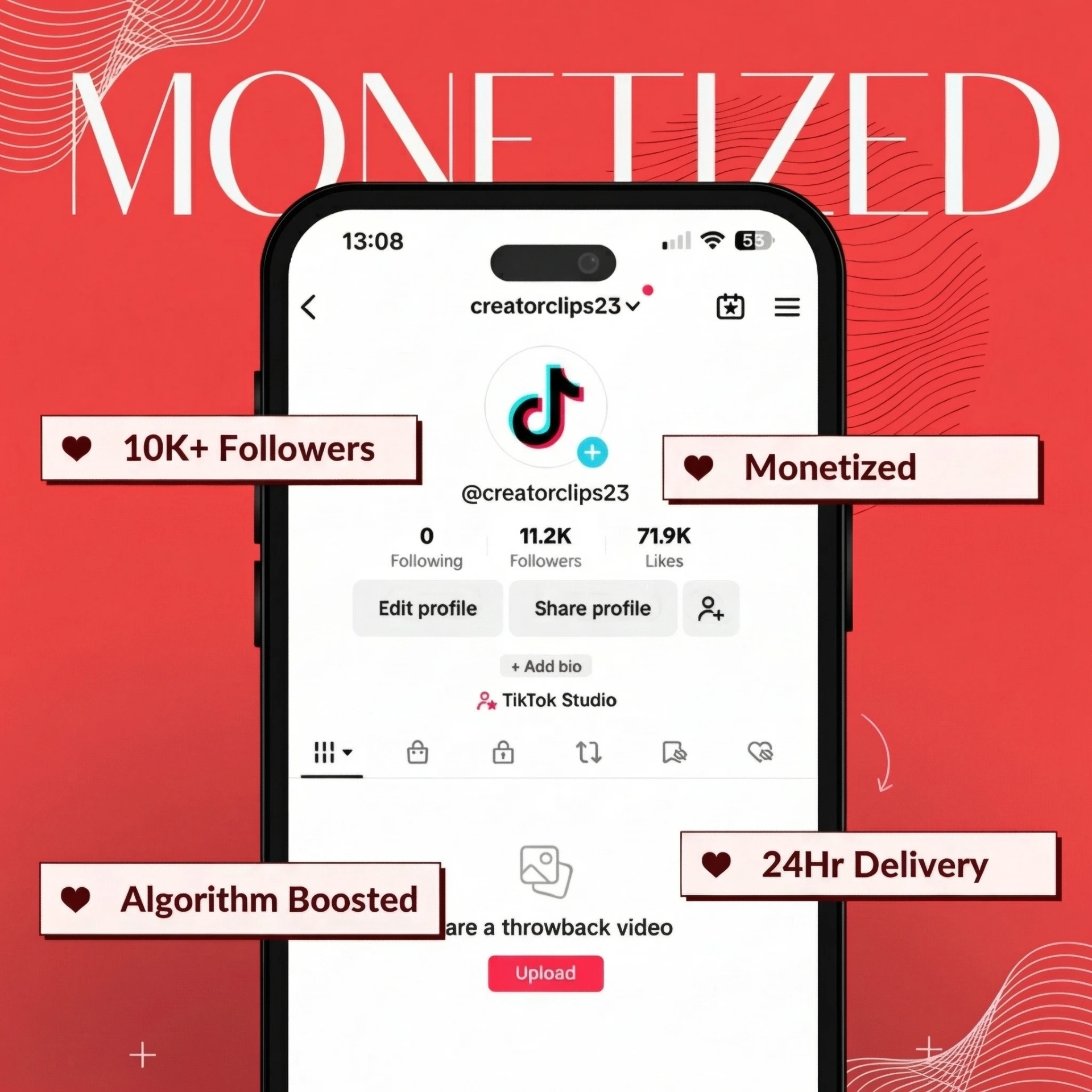 Monetized TikTok