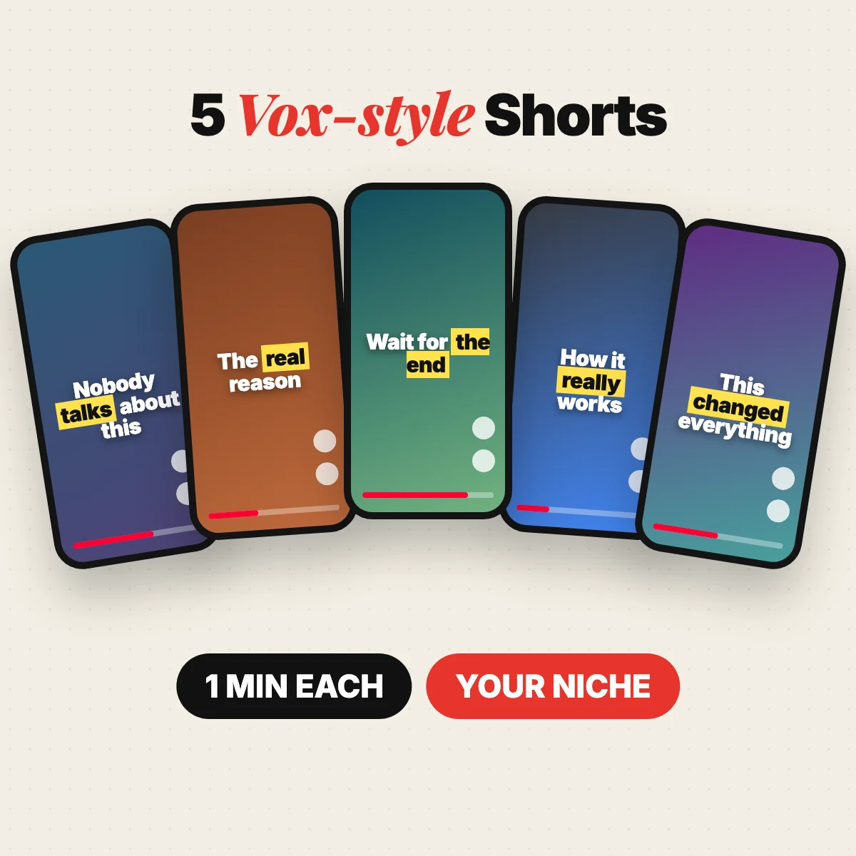 Vox-Style Shorts