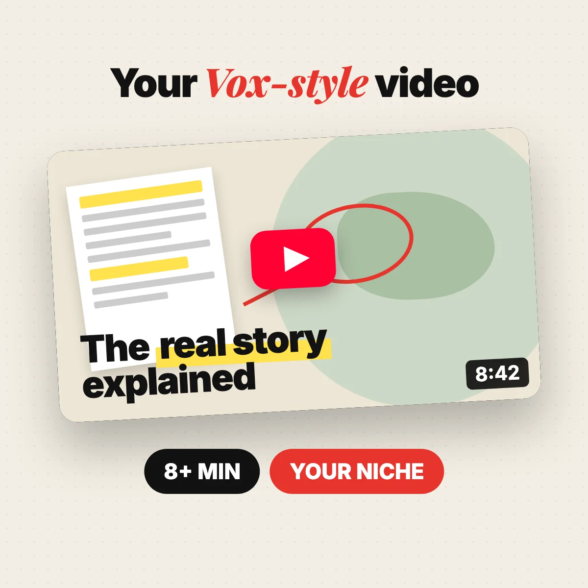 Vox-Style Long Video