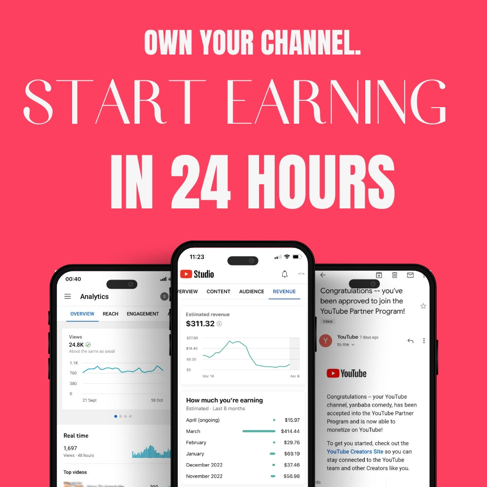 Monetized YouTube Account