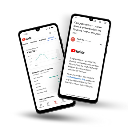 Monetized YouTube Account