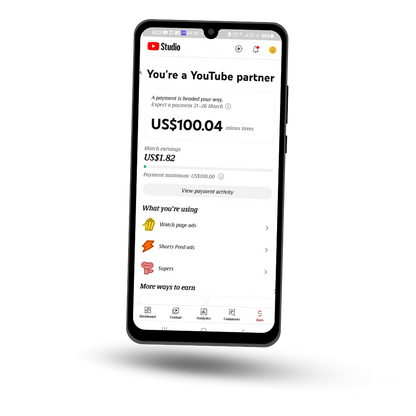 Monetized YouTube Account